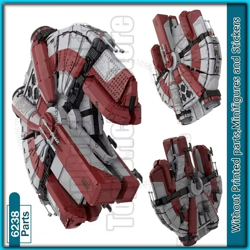 

UCS Ebon Hawk Model Knight Space Movie Spaceship MOC Building Block Technology Bricks Toys DIY Assembly Display Collection Toys