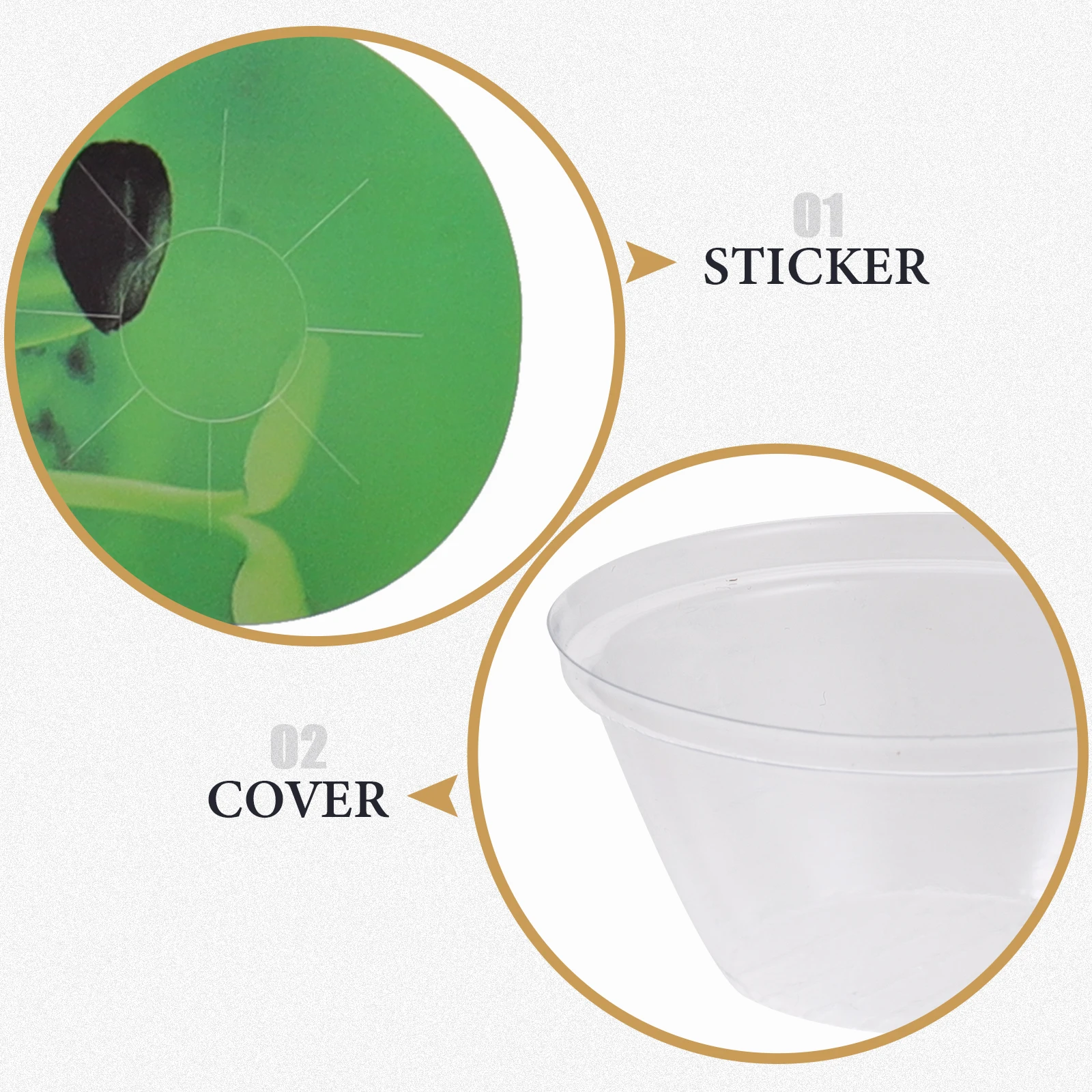 

1 Set Grow Baskets Plant Baskets Lids Hydroponic Garden Accessories Net Pots Indoor Micro Container Starter Pots Planting