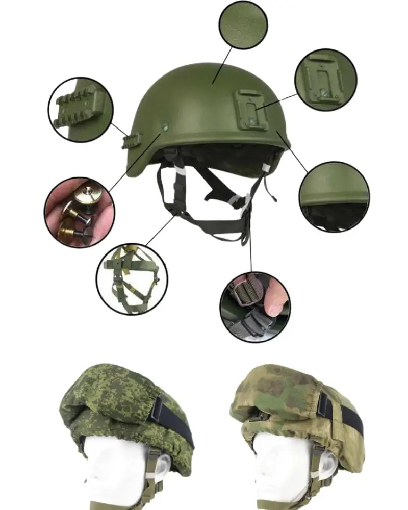 Russian 6B47 Ratnik Helmet and Helmet and Goggle Cover Replica EMR SSO RSP Tactical Airsoft Tactical Helmet