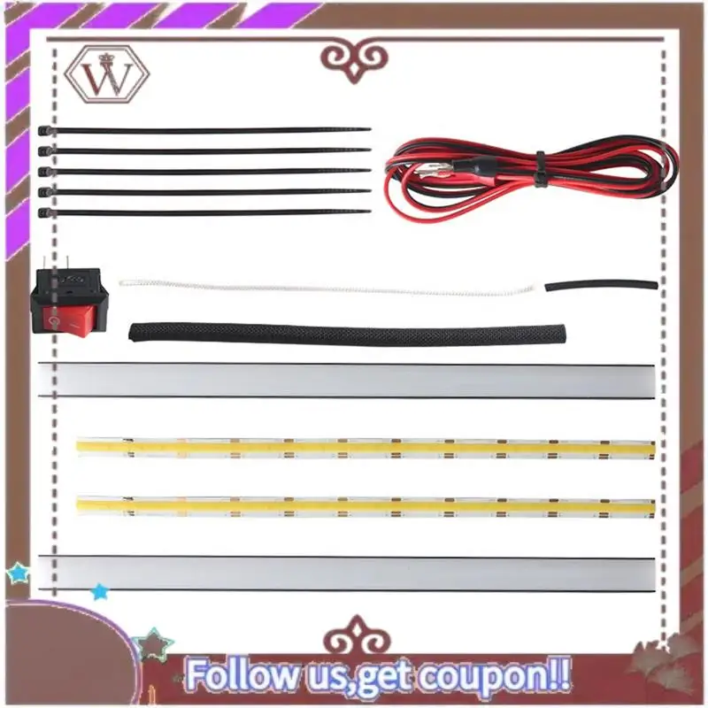 ABBG-LED Light Bar для Prusa MK4, двойная светодиодная лента 24 В, ультра яркий комплект для Prusa MK4, аксессуары для 3D-принтеров