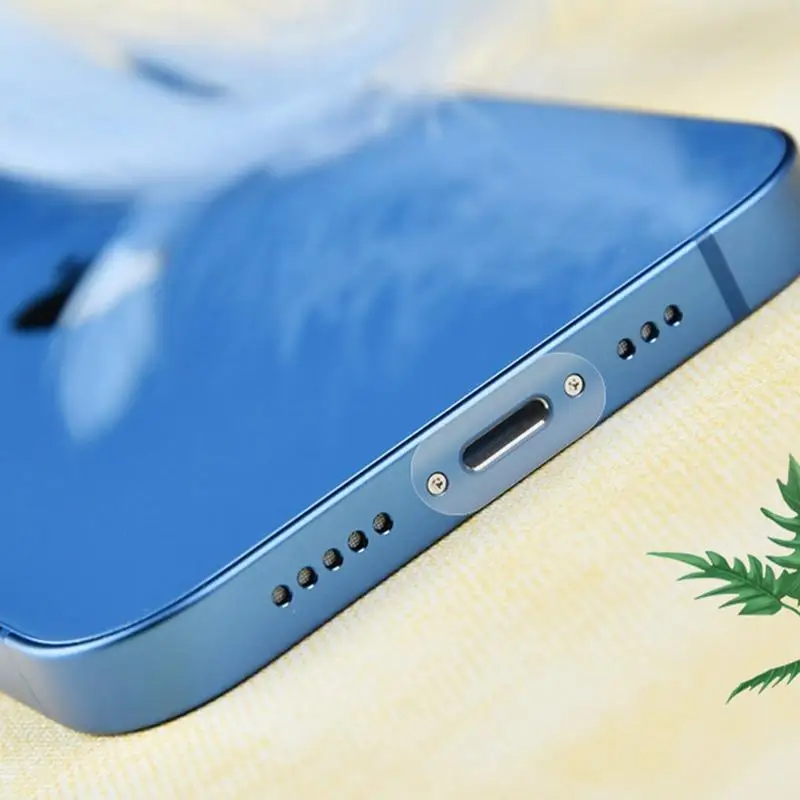 Transparenter Schutz film Ladeans chluss 10 stücke Typ C Ladegerät Port Schutz folie Smartphone Schutz Ladeans chluss Aufkleber