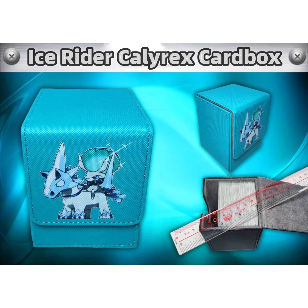 

PTCG Pokemon Card Storage Box Card Box Game Portable Universal Ice Rider Caly Pikachu Cinderace Zekrom Greninja Mew Third Wave