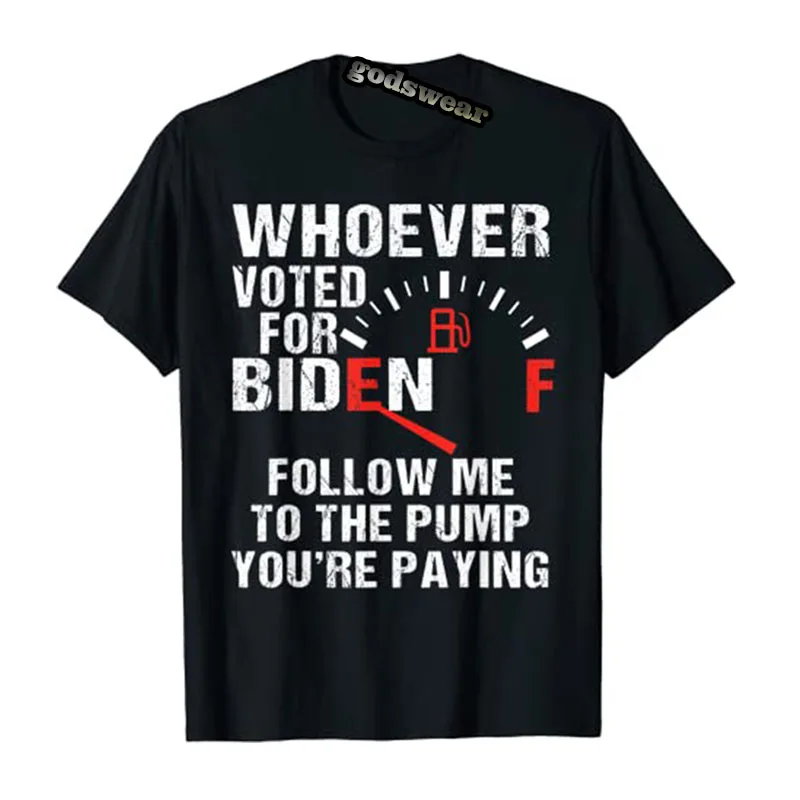 

Anti President Joe Biden Owes Republican Gas Money T-Shirt Funny Sarcasm Quote Political Jokes Tee Shirts Trump Supports Clothes