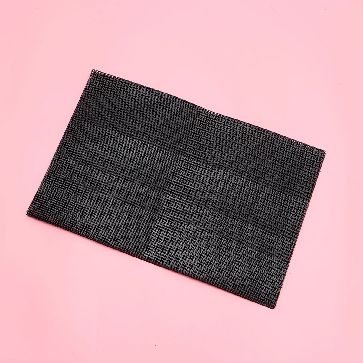 

5pcs Plastic Mesh Sheet Diy Cuttable Grid Fish Tank Supplies Multi-Purpose Lining Board Handmade Craft Projects Black