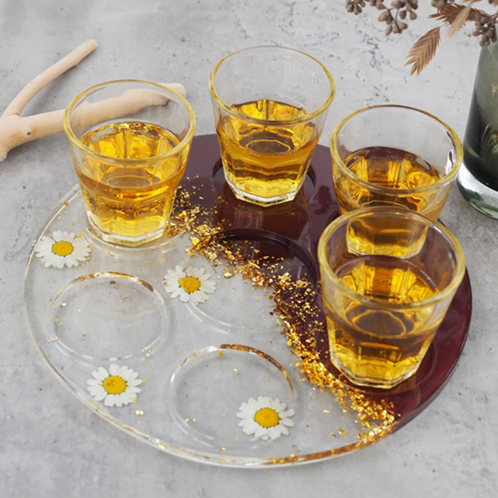 

Cup Stand Mold DIY Tray Mold Wine Glass Tray Making Easy Demold Reusable Practical Unique Practical Wine Rack Mould