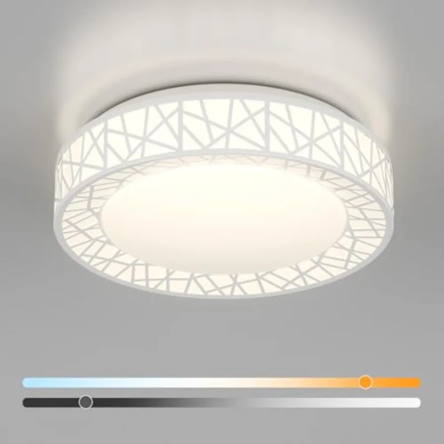 

Потолочный светильник скрытого монтажа, современный светодиодный потолочный светильник 20 Вт, 1400 лм, 2700-6500K, регулируемый, с регулировкой яркости, для спальни