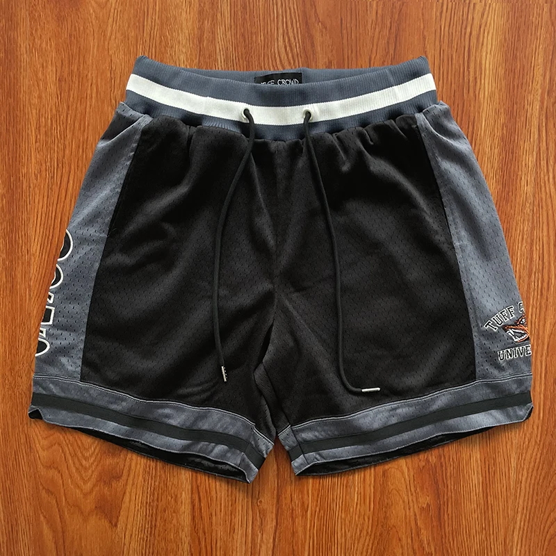 

Tuff Cro American Streetwear Embroidered Dog Head Men's Women's Spor Casual orts Summer Straight Leg Youthful Energy