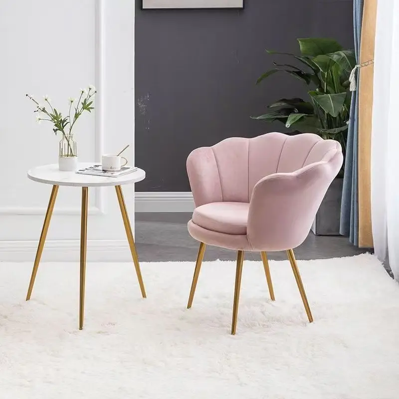 #@Adjustable Gold Mid Century Modern Velvet Dining Chairs Purple Luxurious Accent Dining Furniture Velvet Chairs view 2