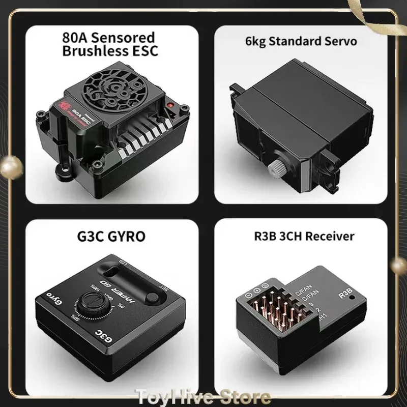 【Op voorraad】MJX 10303 Hyper Go 1/10 Rc Auto Citroen C3 Endurance Race Simulatie van High-Speed 4wd Drift Car Klimwagen