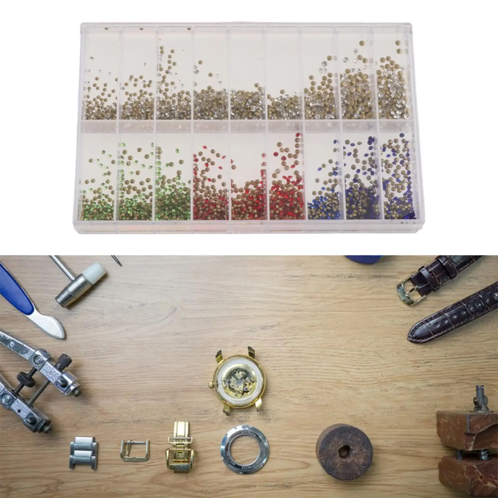 Watch Part Rhinestone for Watchmaker Replacement Spare Parts Watch