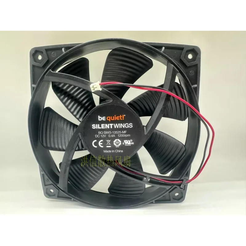 SILENT WINGS SIW3-13525-MF DC 12V 0.4A 135x135x25mm 2-Wire Server Cooling Fan