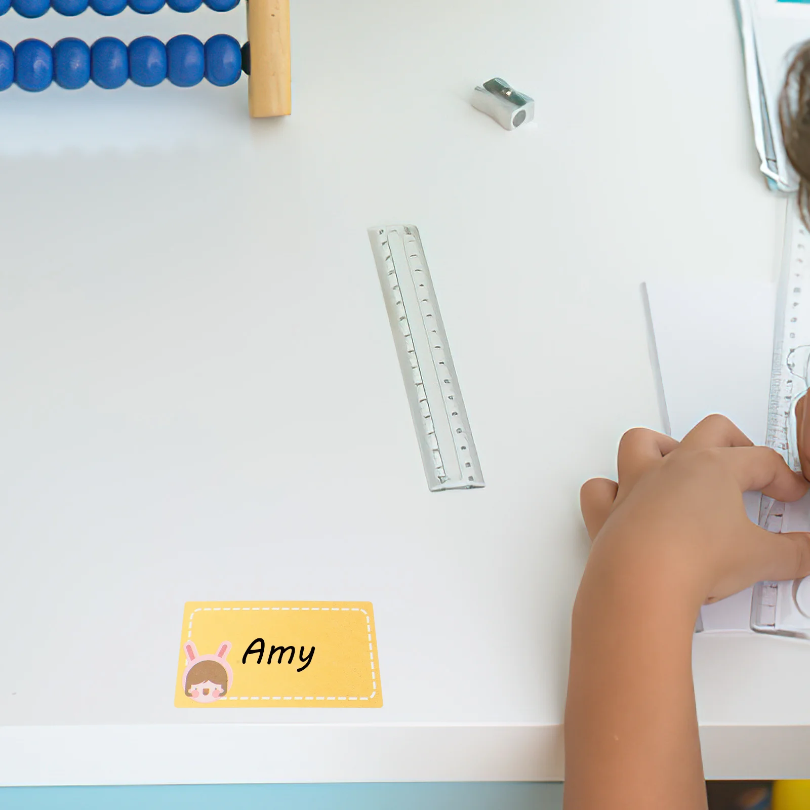 

1 Roll Name Stickers for Kids Waterproof Self-Adhesive Label Tags for School Daycare Bottles Clothes Classroom Organization