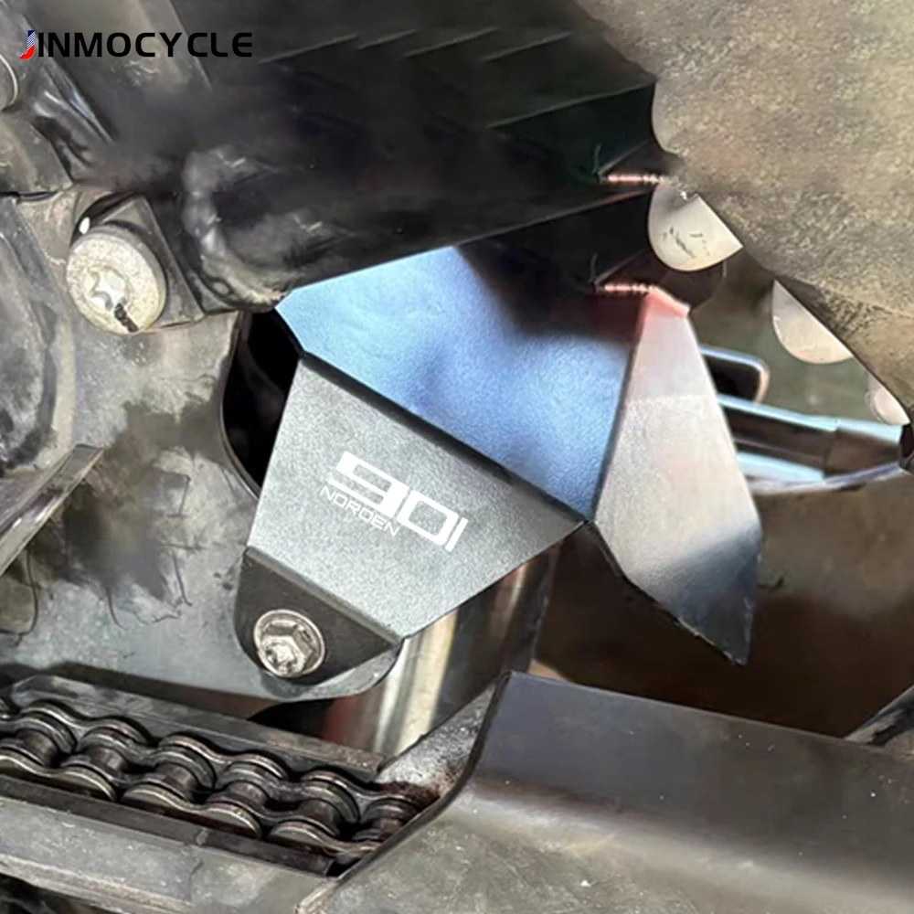 

Motorcycle Accessories For Husqvarna Norden 901 Norden901 2022 - 2026 Rear Shock Heat Shield Exhaust Pipe Protection Guard Cover