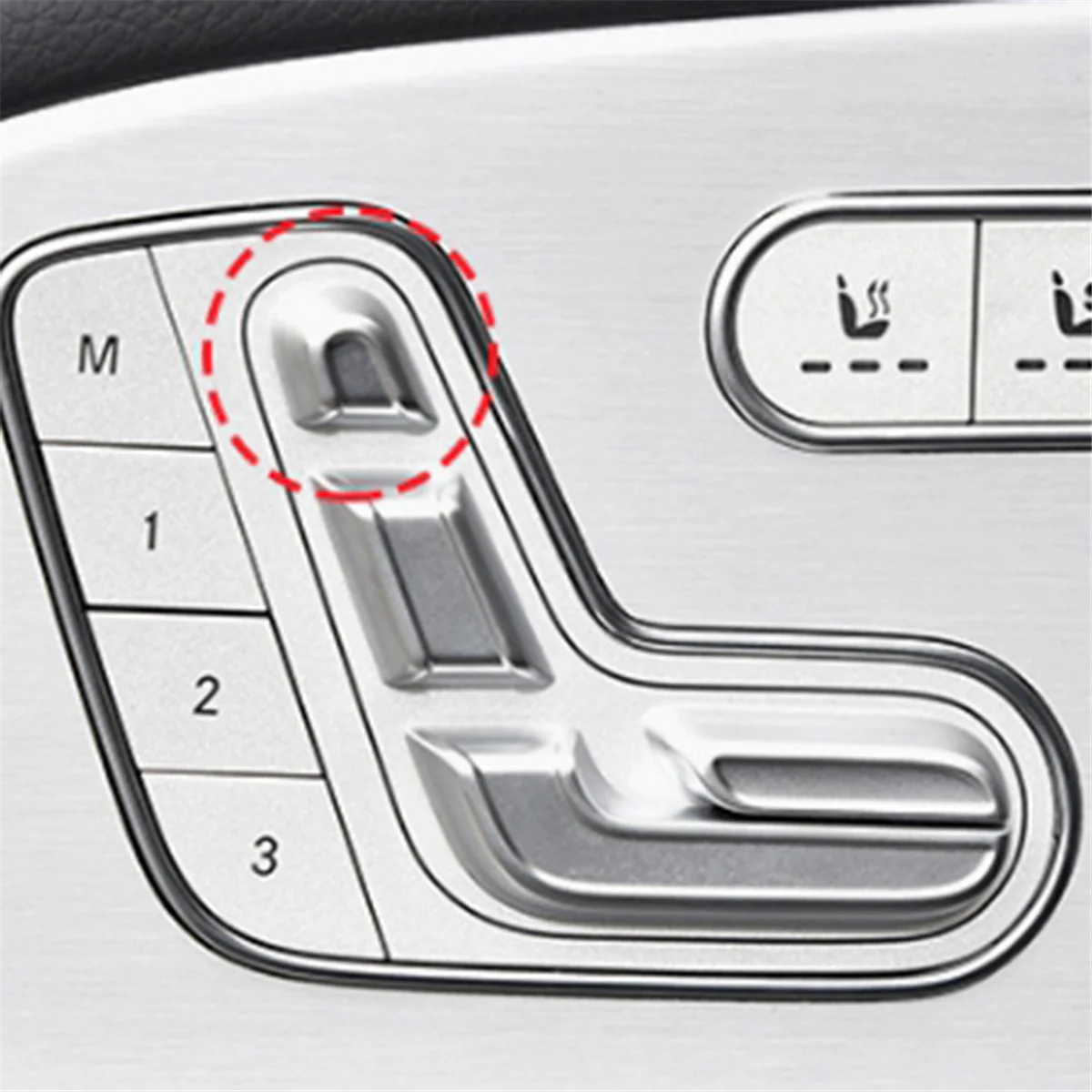 For Mercedes Benz GLS GLE W167 2020-2024 Car Right Seat Headrest Switch Button Cover Trim Frame Car Interior Accessories