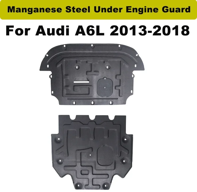 

Защита двигателя из марганцевой стали для Audi A6L 2013-2018, аксессуары для автомобиля, горячая продажа