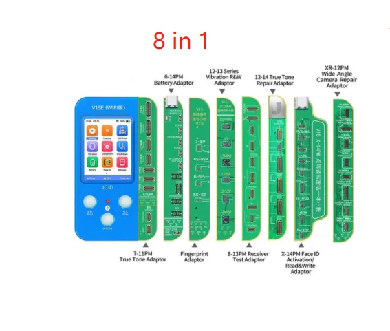 JC V1SE wifi version 8 in 1 Ture Tone Repair Programmer for Phone 7 7P 8 8P X XR XS XSMAX 11 ProMAX 12 13 Battery