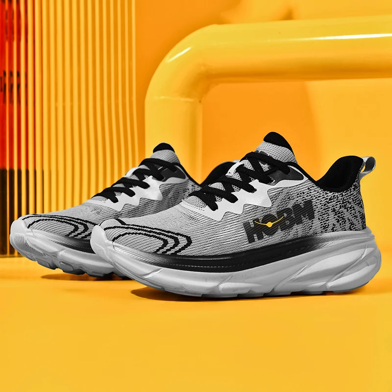Мужские кроссовки для бега с дышащей сеткой и амортизацией, нескользящая уличная роскошная обувь, кроссовки для пар, гоночные кроссовки, обувь для бездорожья