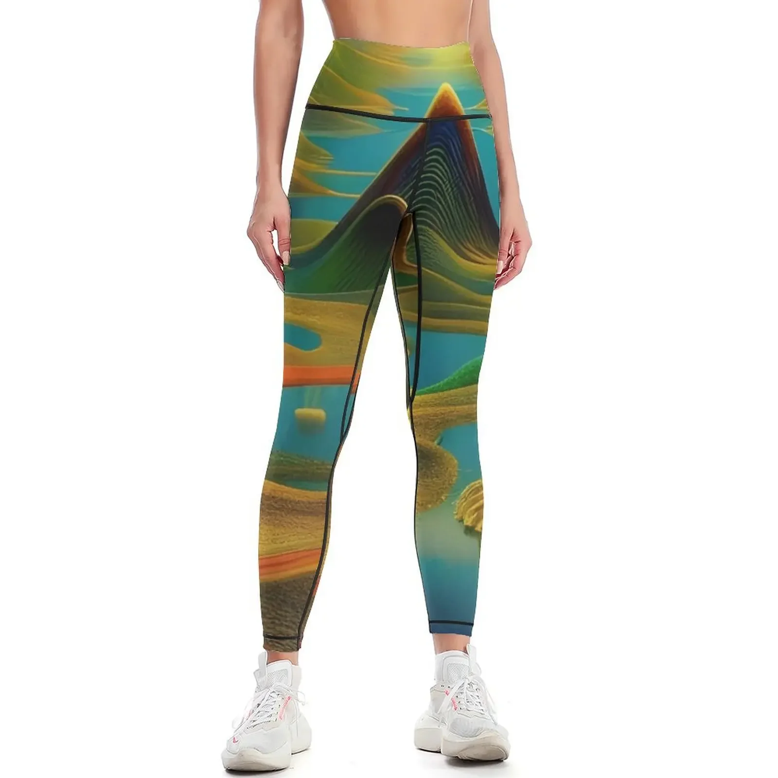 

Fantasy Landscape 6 Leggings jogging pants sportswear for gym sports tennis for Female legging pants Womens Leggings