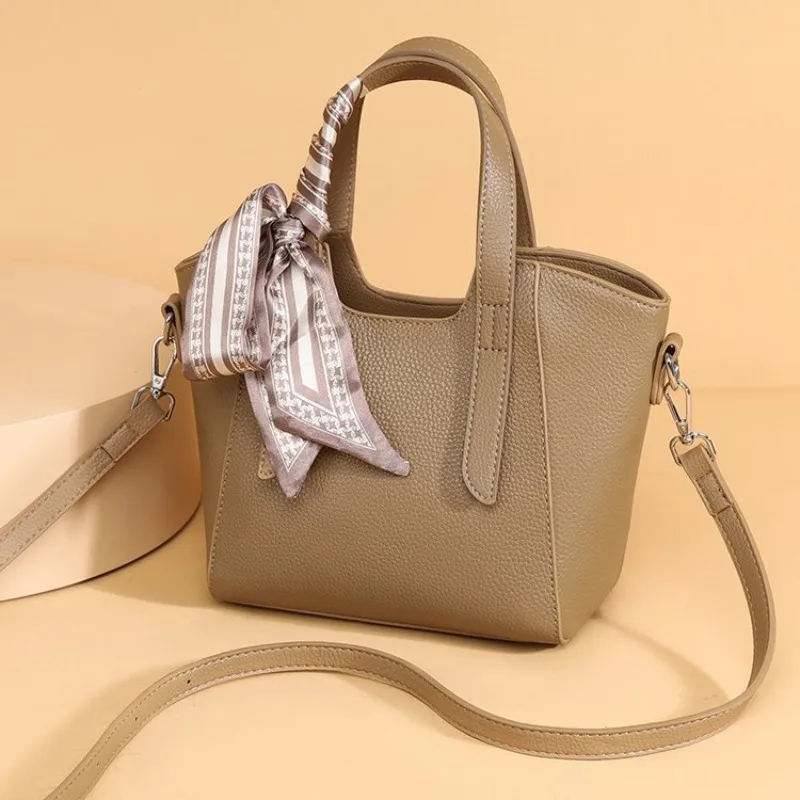 

Винтажная кожаная сумка-мессенджер в стиле ретро, премиум-класса, Париж, элегантная повседневная сумка-тоут, модная женская сумка через плечо для улицы