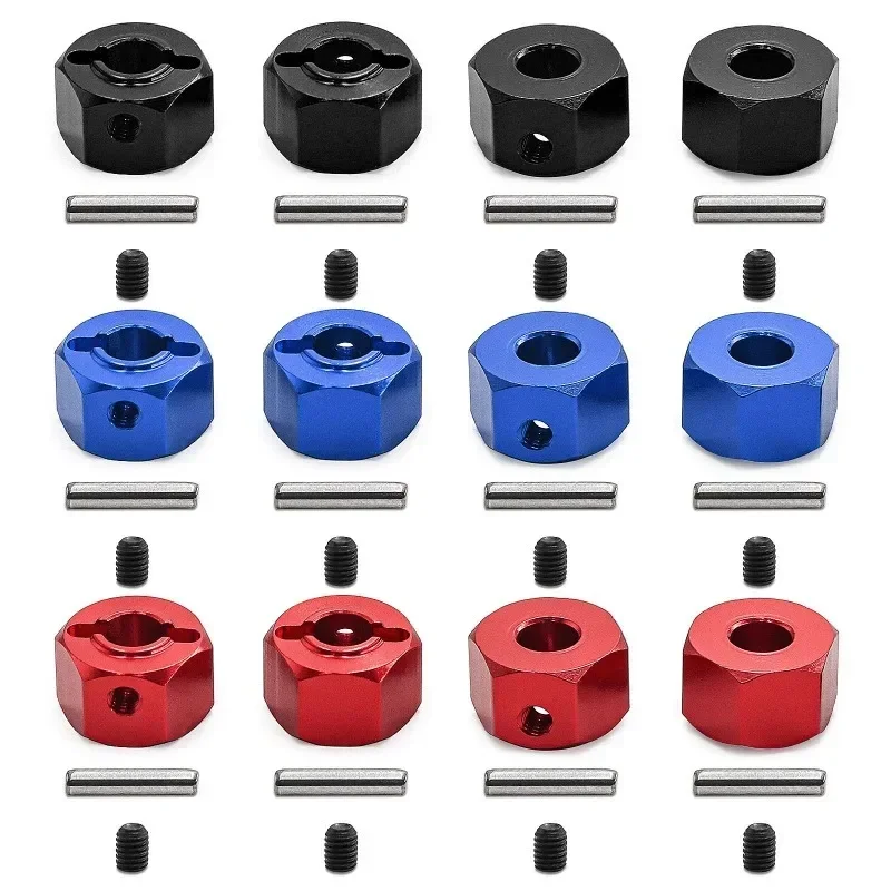 

TRX4 Mini Maxx Aluminum Hex Hub Adapters 12MM W206 – Durable & Secure Upgrade for Enhanced Stability