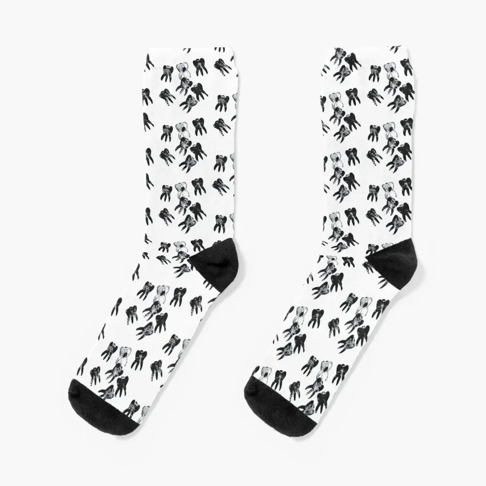 

Engraving teeth Socks designer anti-slip new year Socks Ladies Men's