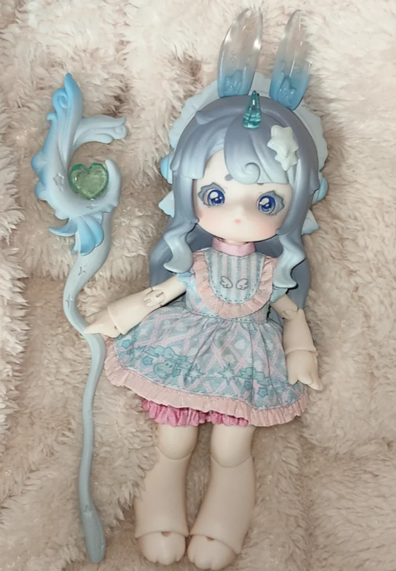 Коробка сокровищ Пенни, окрашенная эвкалиптом, милая серия Monster Magic, шарнирная шарнирная кукла BJD, слепая коробка, коллекционная