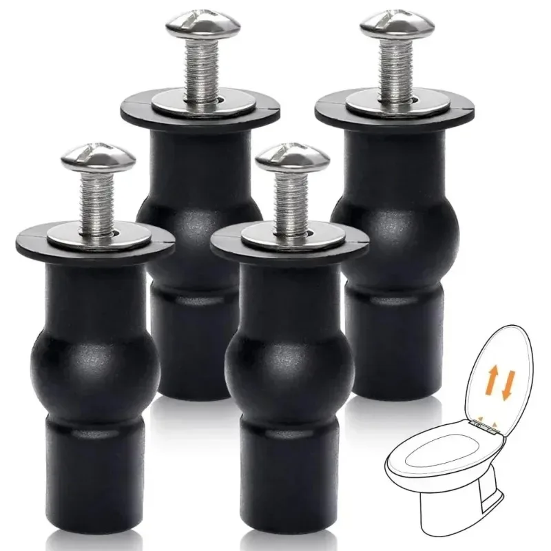 Expansion Screw Toilet Seat Top Fix Seat Hinge Hole Fixings Well Nut Screw Rubber Back To Wall Toilet Cover Accessories