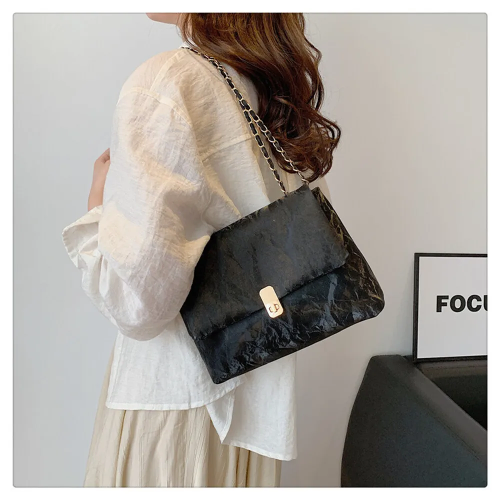 Fashion Soft PU Shoulder Chain Bags 2024 New Trend Women Crossbody Bag Versatile Commuting Casual Square Bag Ladies Handbags