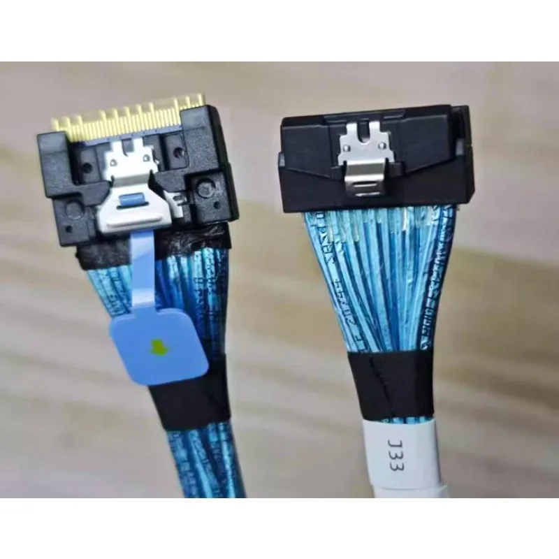 LP Slim SAS SFF-8654 To SFF-8654 8i NVMe Double Straight Head Data Cable 12901924