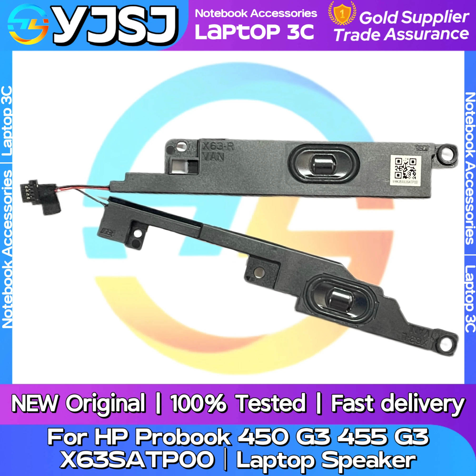 

New Original Laptop Notebook Audio Speaker For HP Probook 450 G3 455 G3 X63SATP00 built-in speaker horn audio