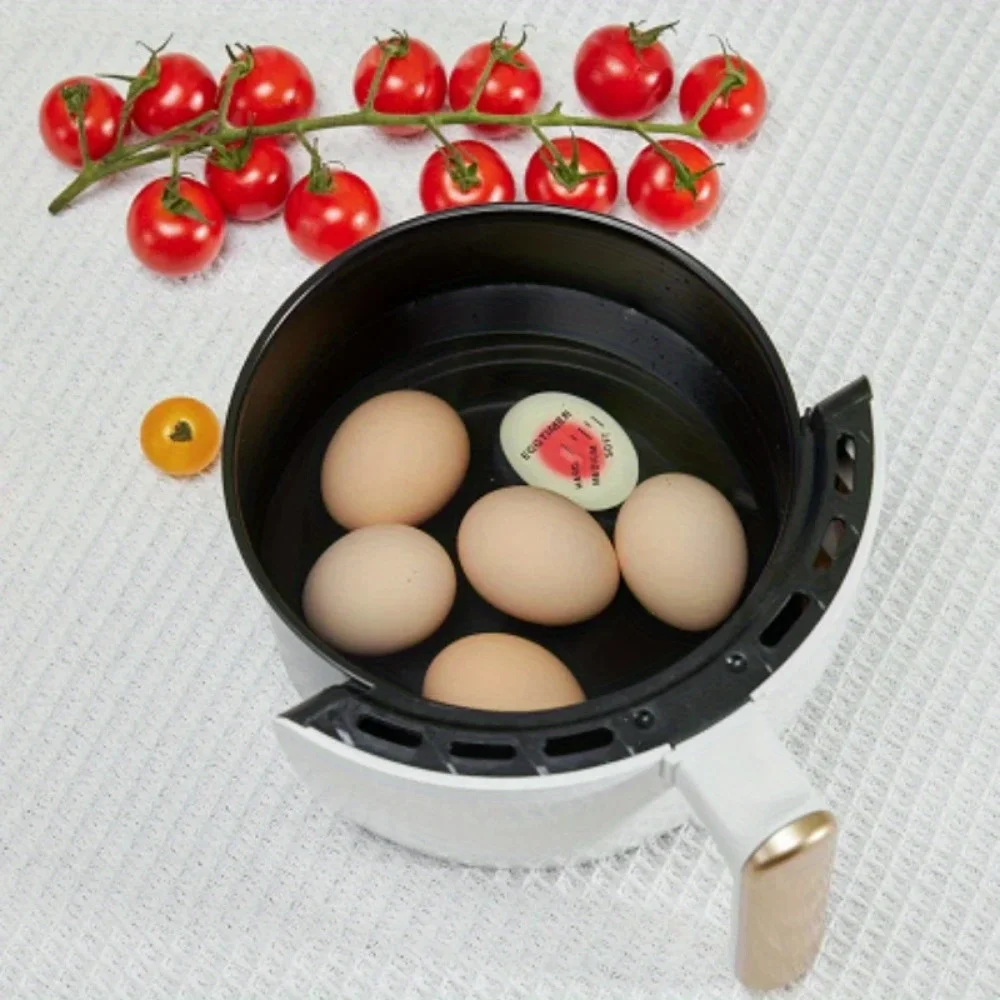1PC Egg Timer Kitchen Gadgets Color Eggs Cooking Changing Yummy Soft Hard Boiled Eco-Friendly Resin Red KitchenTools