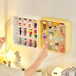 Wall Mounted Blind Box Doll StoragWae Display Stand Toy Display Cabinet Acrylic Storage Box Dust-proof Figures Display Organizer