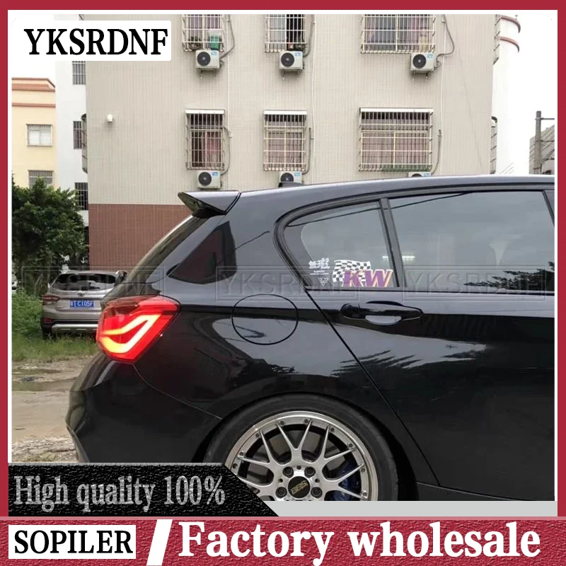 New F20 F21 116i 120i 118i M135i 2012 to up high quality carbon fiber color ABS spoiler for BMW F20 F21 116i 120i 118i M135i