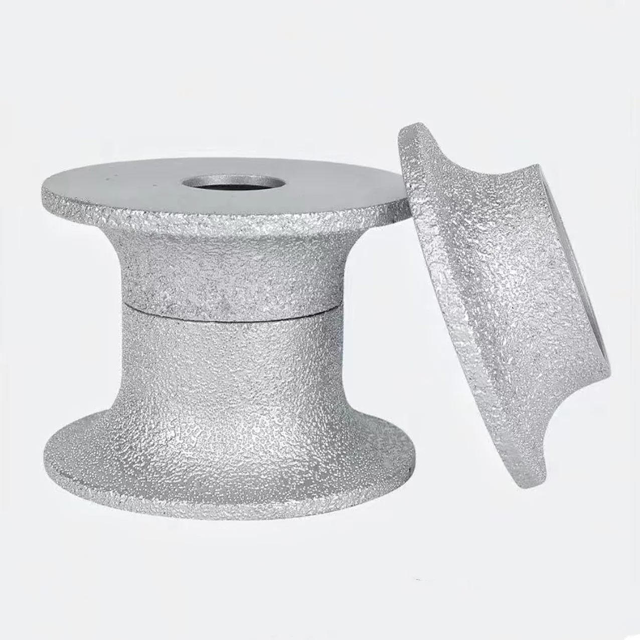 1 قطعة قرص الطحن الماس فراغ صنع من النحاس طحن عجلة ديمي بولنوسي حافة الملف الشخصي عجلة بلاط قطر 3 بوصة/74 مللي متر