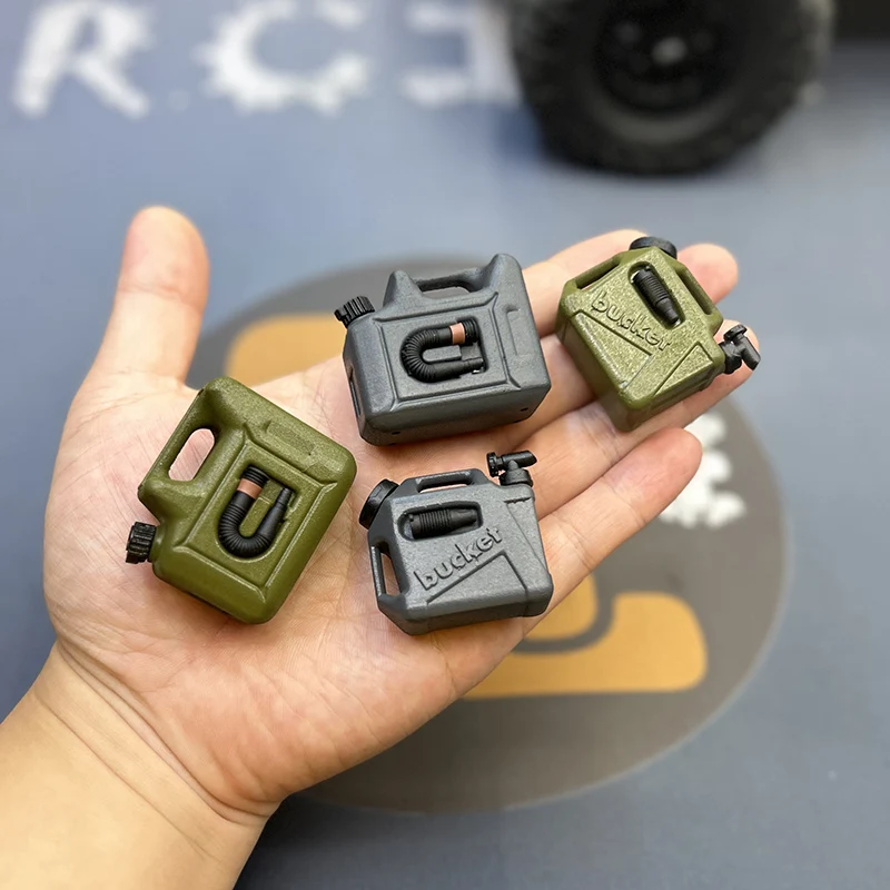 

Simulation Camping Oil Barrel Bucket Luggage Rack Decoration for 1/10 RC Crawler Car Traxxas TRX4 Defender AXIAL SCX10 RC4WD D90