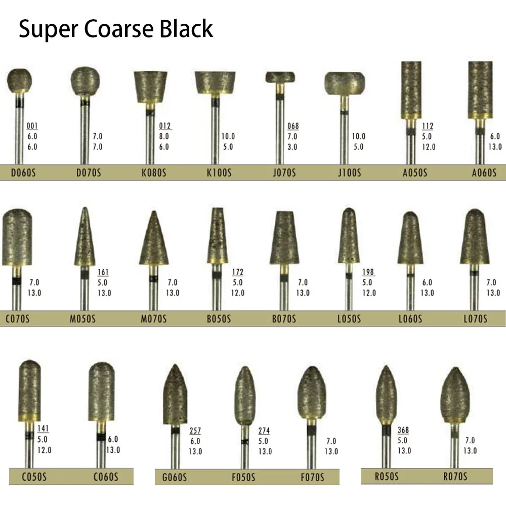 1 Pc of Dental Fully Sintered Diamond Drill Bit. HP Metal Sintering Drill Grinding Heads Lab Tools Polishing and Grinding Tools