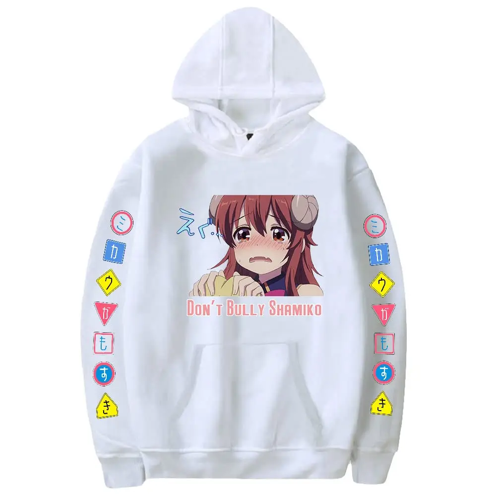 Sudadera con capucha de Manga larga para hombre y mujer, prenda de vestir con estampado de Anime Machikado Mazoku, The Demon Girl, ropa divertida de Manga larga, 2022