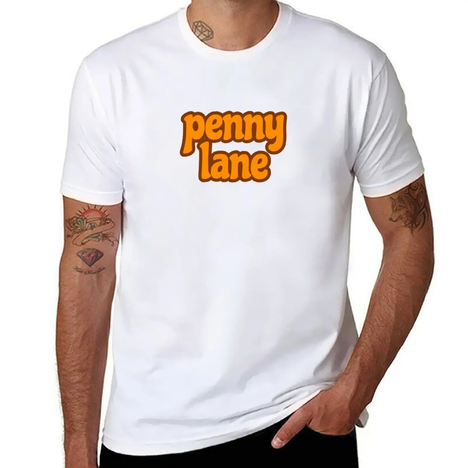 

penny lane T-Shirt t shirt man plain man t shirt summer T-Shirt