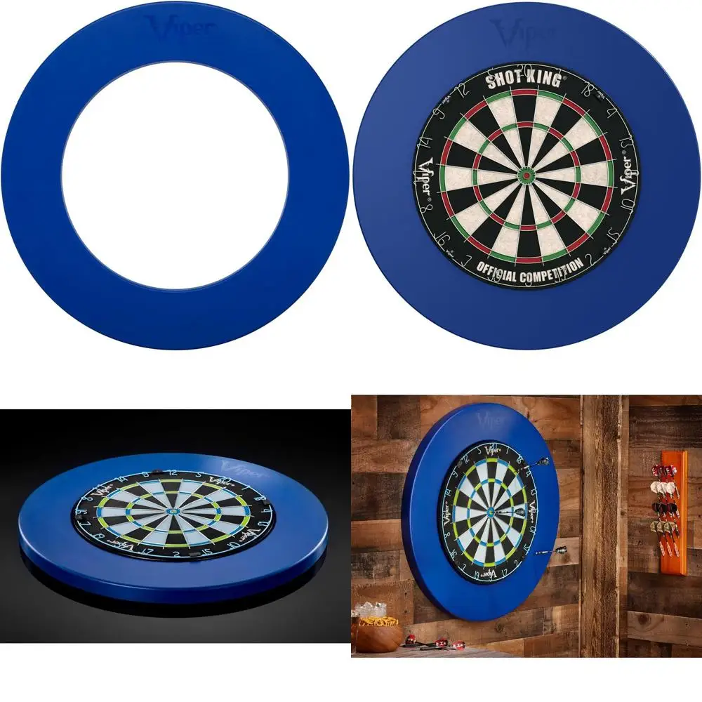 

Steel-Tip Dartboard with Sisal Bristle and Wall Protection by GLD Products Guardian