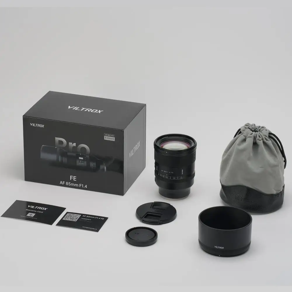 VILTROX 85 mm F1.4 Pro FE-Objektiv, Autofokus, große Blende, Vollformat, spiegellose Kameraobjektive für Sony E Mount A7 A7R A7RII ZVE1