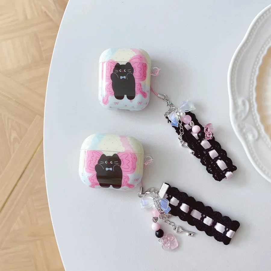 Lovely For Apple Airpods Pro 2 Case Airpod 3 /airpods 2 Cover Cartoon Cat Cover Cute Air Pods Pro Hearphone Silicone Case Fundas