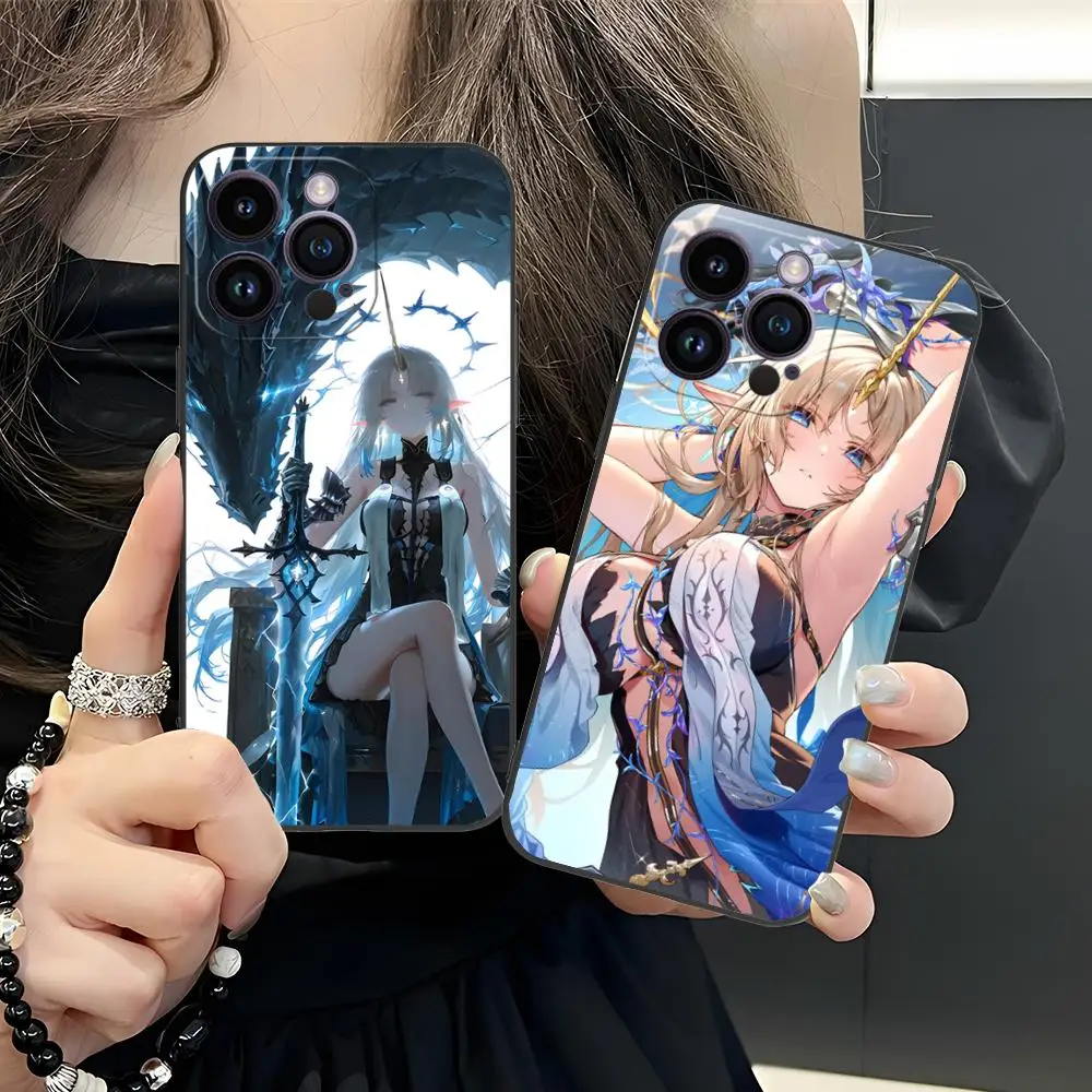 حافظة لهاتف آيفون 17 16 15 14 13 12 11 X XR XS 8 7 Pro Max Plus هاتف ذكي واقي صغير اللون
