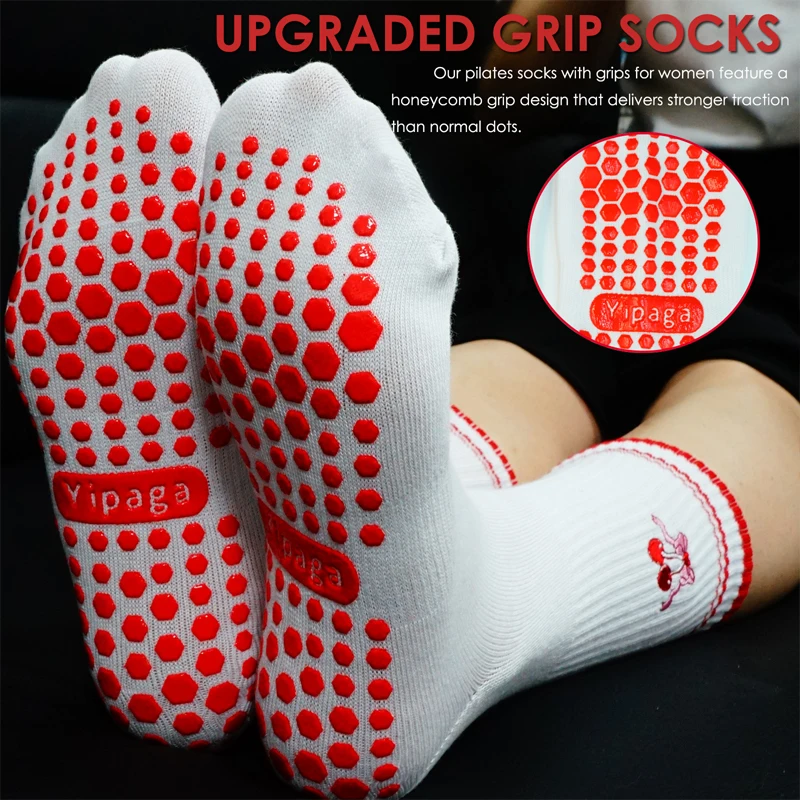 3 Pairs Yoga Socks for Women C - огляд і ціна Pilates Yoga Barı