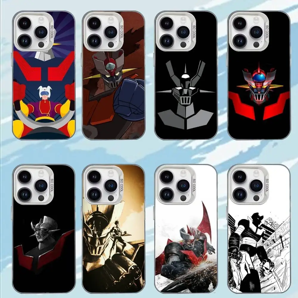 

Shin Mazinger Zero Phone Case For iPhone 17,16,15,14,13,12,11,Mini,Pro,E,MAX White Matte Shockproof Cover