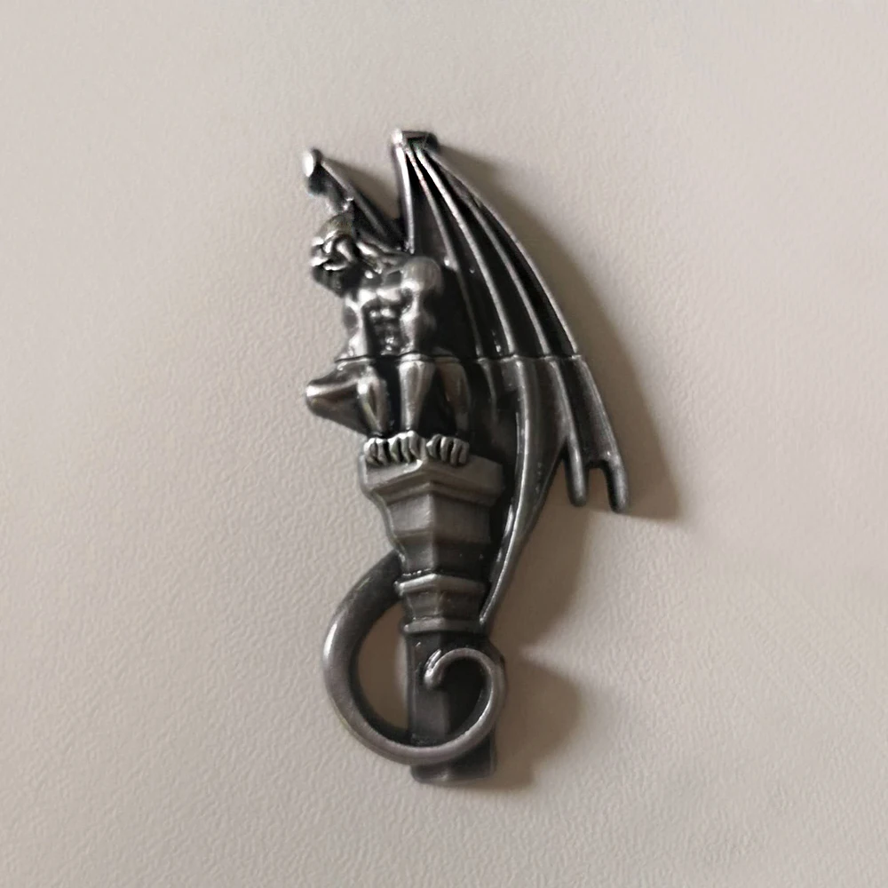Retro 3D Stone Statue Demon Metal Badge DIY Lighter Accessories For ZP Zorro  Lighter To Decorate Smoking Gadgets
