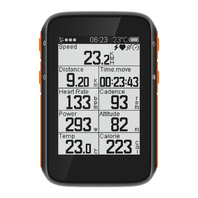 

Waterproof wireless watch smart coospo bicycle GPS code watch can ride heart rate pedal frequency speed power road bike