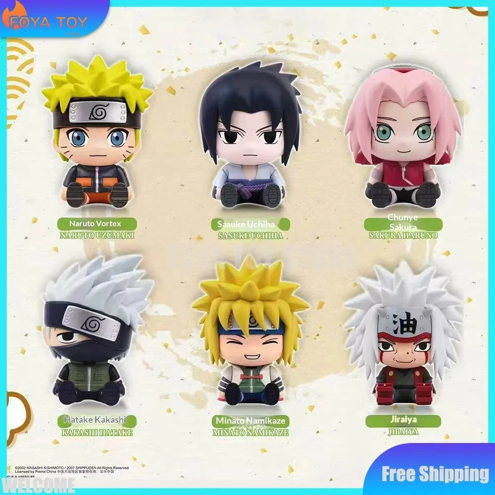 

Naruto Shippuden Sticky Sit Series Figures, 2d Anime Blind Box With Hidden Edition, Naruto Character Surprise Box Collection