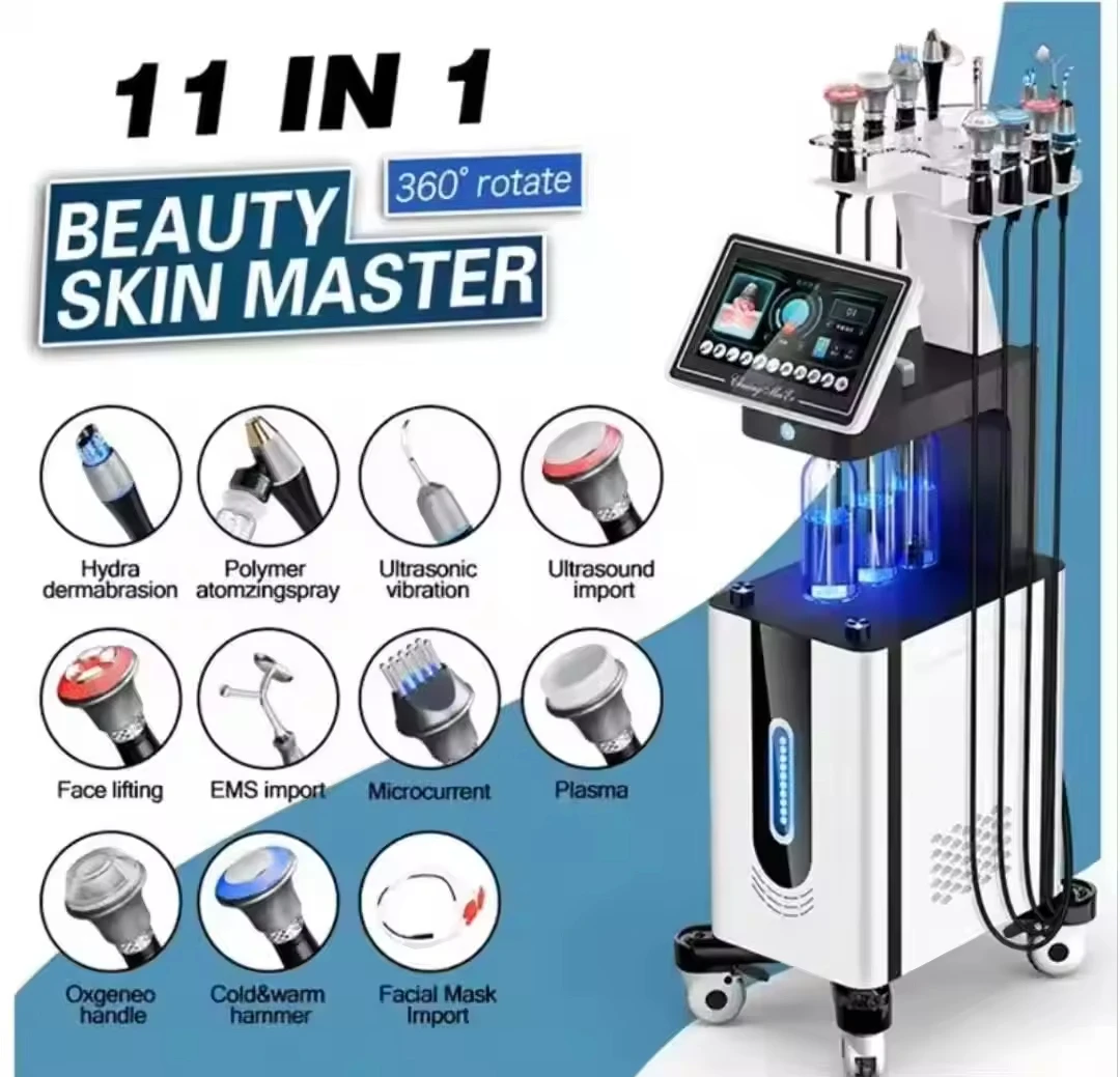 المهنية تجديد الجلد سبا التجميل 11 في 1 جلدي آلة تقشير الوجه أكوا #6