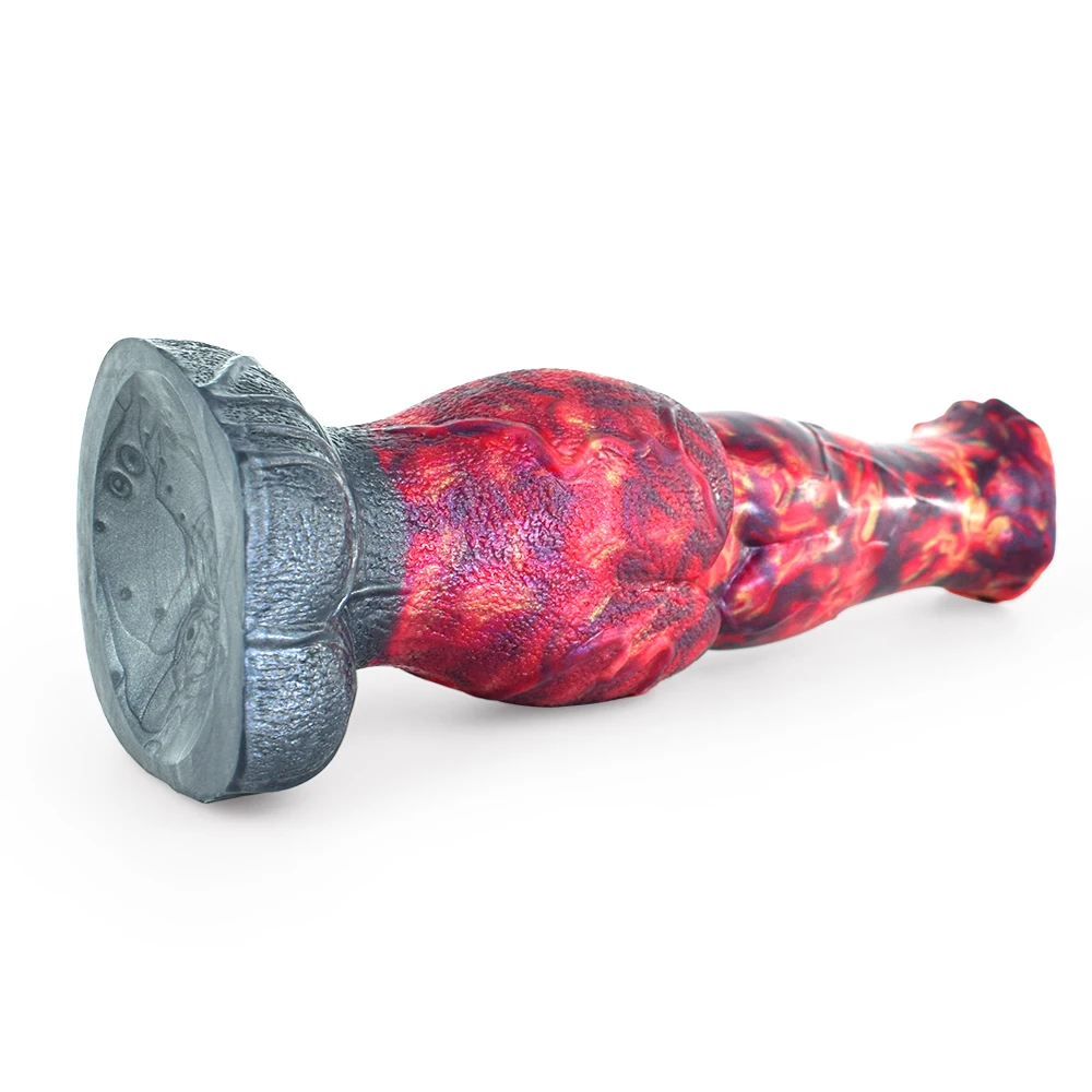 NUUN Alien Horse Dildo with Suction Cup Knot Flower Head Prostate Stimulator Cock Buttplug Sexy Shop Toy for Women Men Foreplay