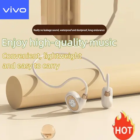 VIVO Air-Conduction Bluetooth Earphone Wireless Headphones With Mic HiFi Stereo Bluetooth Headsets HD-calling Handsfree Outdoor
